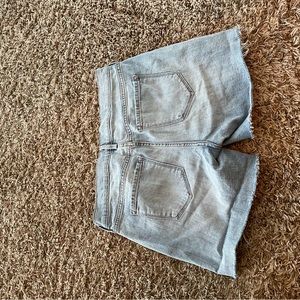 Distressed Jean shorts